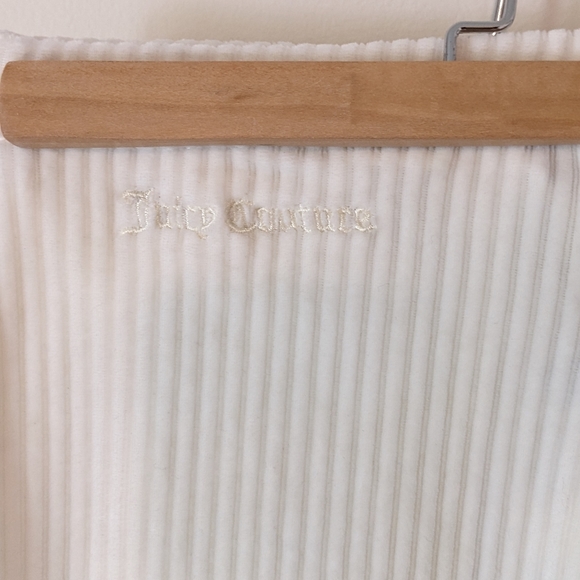 NWT - Juicy Couture White Velour Sweatpants - Picture 10 of 13